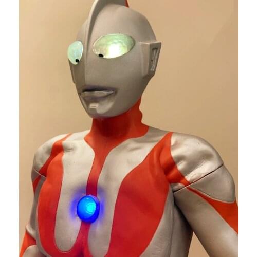 50cm large size New color Ultraman childrens toy joint movable doll model Luminous version Action figure