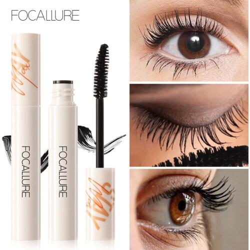 FOCALLURE Black Mascara Eyelashes Extension Curling Thick Lengthening Eyes Makeup Waterproof Long-wearing Mascara Cosmetics