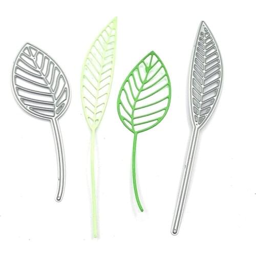 Julyarts 2PCS Leaves Cutting Dies 2021 Tools For DIY Scrapbooking Photo Album Decorative Embossing DIY Paper Cards