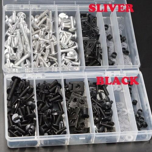 ZXMOTO Motorcycle Fastener Sportbike Fairing Bolts Kit Screws For KAWASAKI HONDA DUCATI YAMAHA BMW Etc Universal Fit Color ZXMT