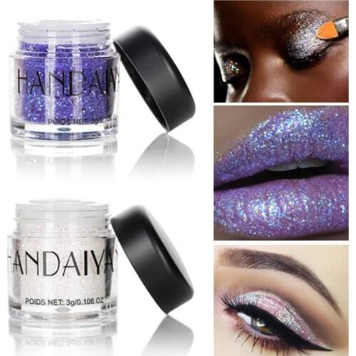Eye Shadow Monochrome Pearlescent Sequins Eyeshadow Palette Shimmering Eye Shadow Powder Women Make Up