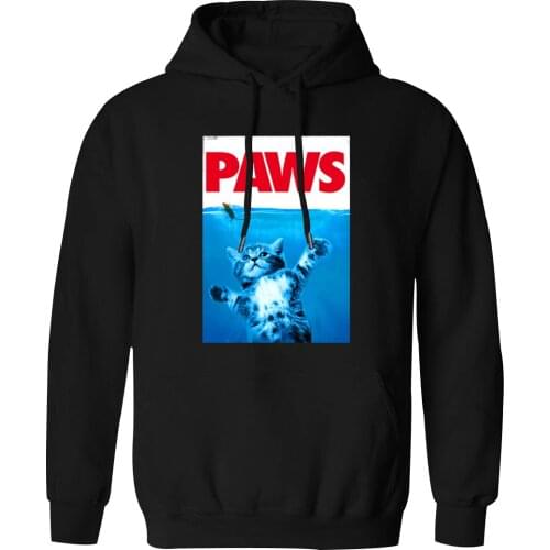 Cat Cartoon Mens Hooded Harajuku Fashion Sweatshirt Vintage Standard Hipster Mans Clothing Tops 2020 New Arrival Tracksuits