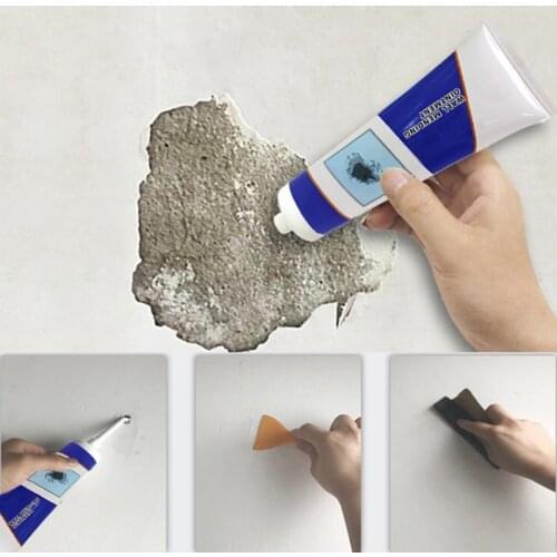 New Wall Fix Wall Waterproof Wall Surface Repair Cream With Scraper Universal Caulk Sealing Broken Hole Filler
