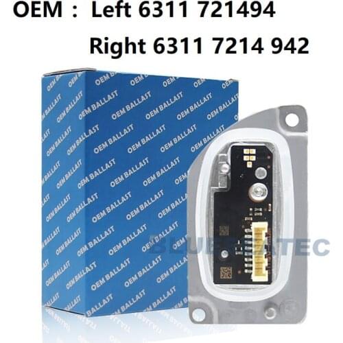 NEW OEM For BMW 5 6 Series G30 F90 M5 G31 G38 G32 GT XENON LED Module Ballast Turn Signal Light Control 6311721494 63117214942