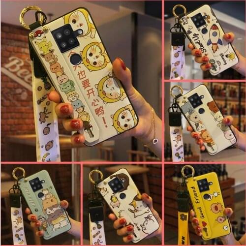 New Waterproof Phone Case For Sharp Aquos Sense4 Plus Wristband Fashion Design For Girls For Woman