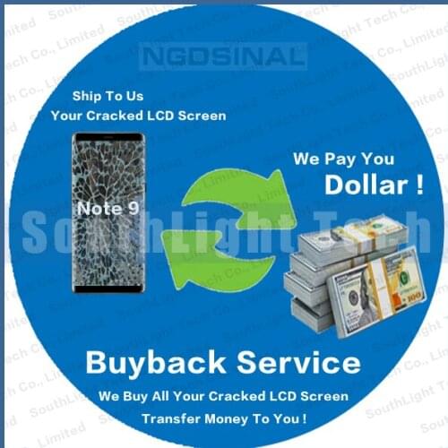 Original AMOLED Buyback Service For Samsung Galaxy Note 9 LCD Screen N960F N960D N960DS Display Wth frame OEM Touch Digitizer