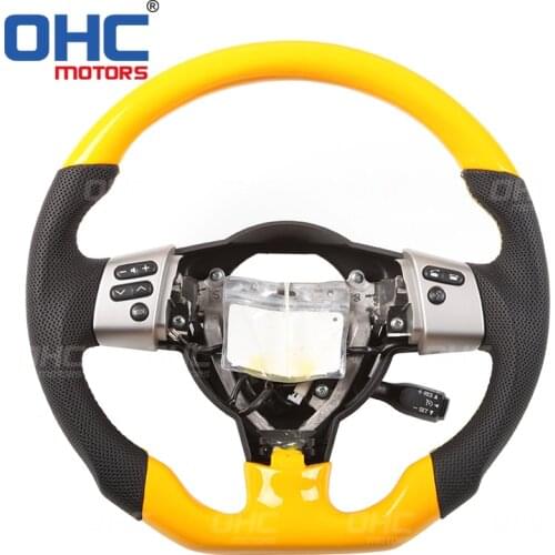 Real Carbon Fiber LED Steering Wheel compatible for FJ Cruiser