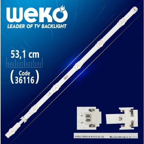 SAMSUNG 75 V5DU-750DCA-R1 6 LED 53.1 CM