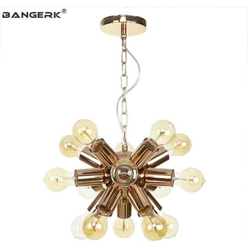 Nordic Design Modern Pendant Lights Loft Decor Gold Iron Edison LED Hanging Lamp Dining Room Home Lighting Droplight Luminaire