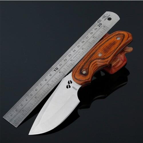 Super classic survival knife fixed blade Sharp blade cut the rope hook nylon sheathed Outdoor tool knife