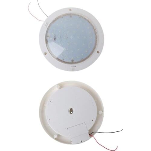 652F LED RV Interior Led Ceiling Light Boat Camper Trailer Single Dome 12-24V 800LM 9W