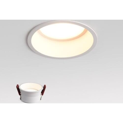 Angle Adjustable Deep Anti-Glare LED COB Recessed Downlight 5W 7W 12W 15W Round White LED Ceiling Spot Light Pic Background