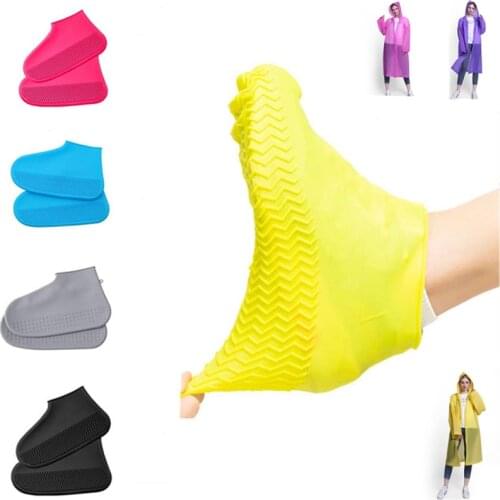 Boots Waterproof Shoes Cases Silicone Material Unisex Shoes Protectors Rain For Indoor Outdoor Rainy Days Shoe Covers Reusable