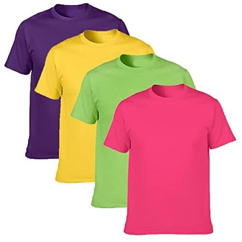 2020 new Mens Size Tall women 2020 solid color T-shirt cotton casual