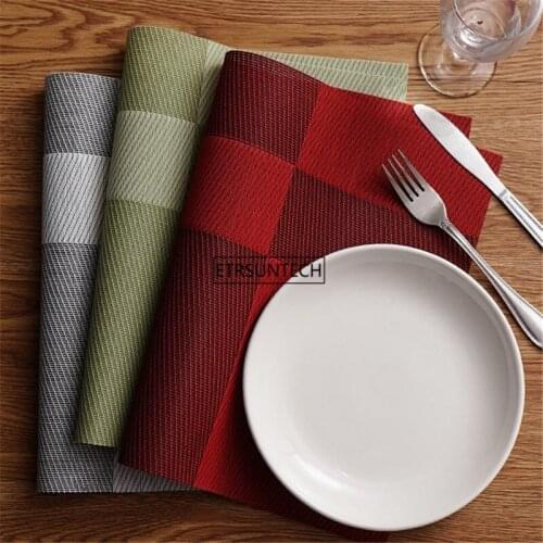 100pcs Insulation Pad Cup Dining Pad Kitchen Creative Tableware Mats Cushion Manteles Individuales Table Placemats Tool
