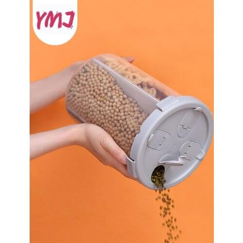 1800ML/3600ML Food Storage Container Plastic Kitchen Refrigerator Multi-layer Multigrain Storage Tank Transparent Sealed Cans