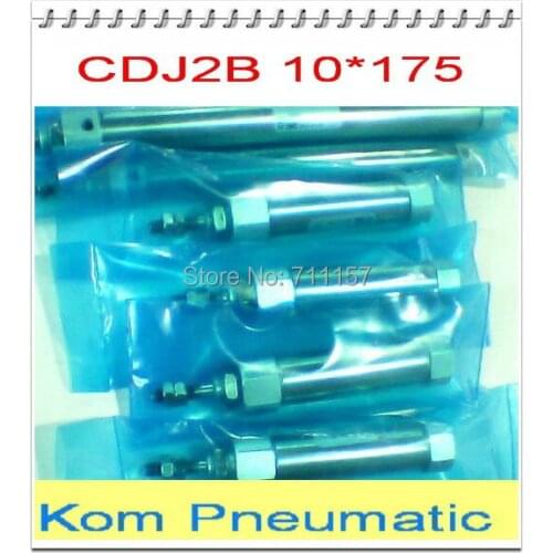 Fedex Free Shipping SMC Type Cylinder CDJ2B 10mm Bore 175m Stroke Mini Pneumatic Cylinder