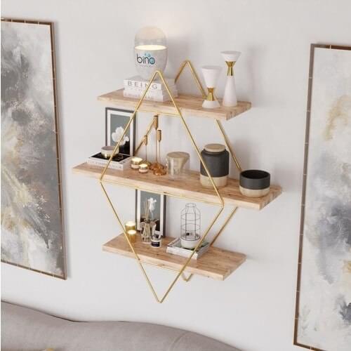 Bino Big size Prism Solid Wall Rack Kitchen Bathroom Rack Bookshelf