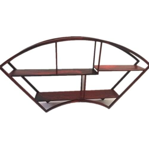 Rosewood Treasure House * mahogany antique crafts sector Shelf display shelf wood rack Dubbo