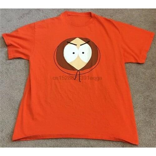Kenny Orange Graphic T-Shirt Men Xl Cool Gift Personality Tee Shirt