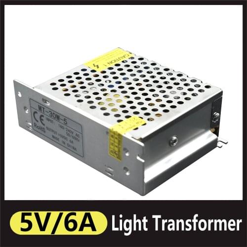 Switching Power Supply Light Transformers DC stabilized Power Supply 5V 6A Power Supply Source Adapter For CCTV Power Supply