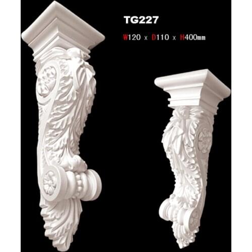 Classic European style PU polyurethane Corbel Fireplace Ornament decoration entrance decor corridor portal decorative components