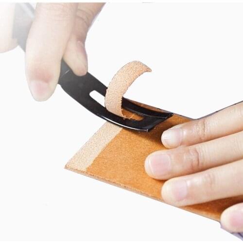 Leather Cutting Leather Shovel Knife Leather Skiving Knife for DIY Leather Working pgg22