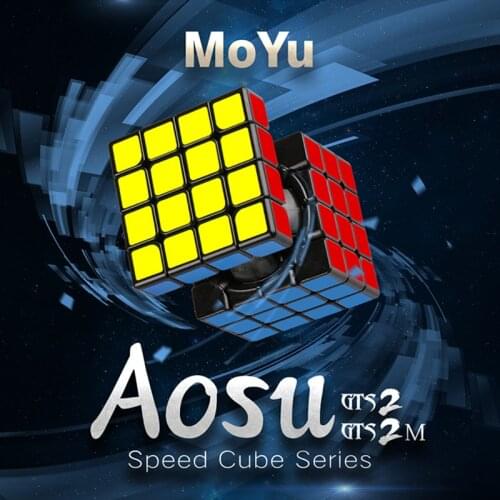AoSu GTS2 & AoSu GTS2M 4x4 Cube Magnetic Cube Toys For Adults Children Speed Cube Puzzles For Adults Children Educational Toys