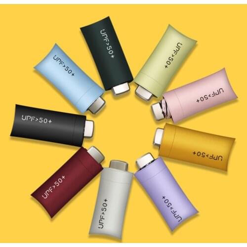 Fold Mini Sun Umbrella Very Small Woman Pocket Umbrella Sun Protection And Ultraviolet Protection Parasol
