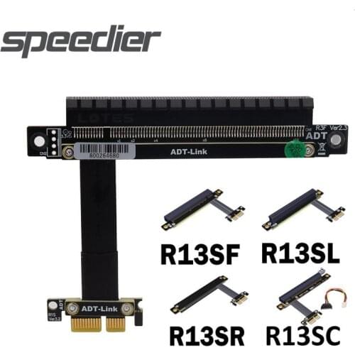 New PCI Express 3.0 Pcie x1 To x16 Graphics Card Mining Riser Jumpers GPU PCI-e FPC 16X To 1X Adapter BTC Bitcoin Extender Cable