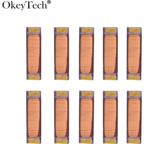 Okeytech 10Pcs/Lot 2.38MH 680P 12*3.5mm Car Remote Key Repair Inductance Coil Transponder Chip For Renault