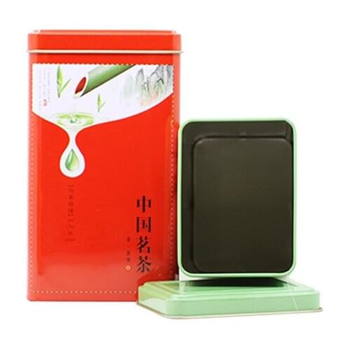 Xin Jia Yi Packaging Metal Tea Tin Box 2019 New Design Rectangle Shape Chinese Tea Tin Boxes 200ml Tea Tin Box Organizer