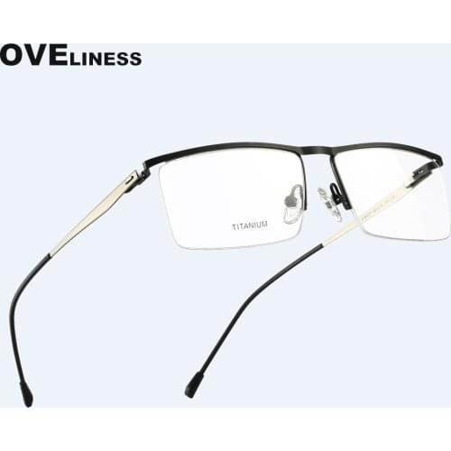 Titanium Alloy Glasses Frame Men 2020 Optical Computer Myopia Prescription Glasses Ultralight Square eyeglasses eyewear frams
