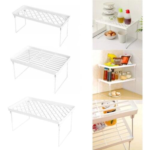 Multipurpose Rack Plastic Foldable Debris Desktop Rack Kitchen Storage Rack Shelf Organizer For Kitchen Flavoring Storages New