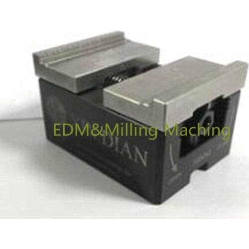 CNC EDM Machine Sparks Self-centering Vise Electrode Fixture Machining Tool Standard 50-75mm