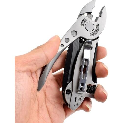 Outdoor Multitool Pliers Pocket Knife Screwdriver Set Kit Adjustable Wrench Jaw Spanner Repair Survival Hand Multi Tools
