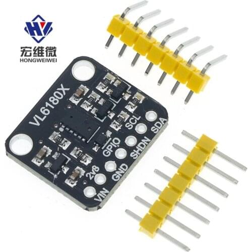VL6180 VL6180X Range Finder Optical Ranging Sensor Module Fr Arduino I2C Interface 3.3V 5V Gesture Recognition Development Board