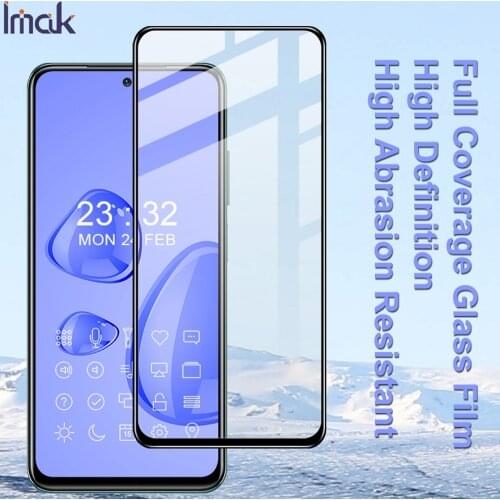 Imak Tempered Glass For Xiaomi Redmi Note 10 Screen Guard Protective oleophobic Full glue For Redmi Note 10S