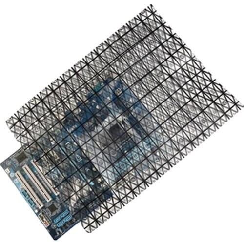 100pcs/lot 10sizes Open Top Anti-static Grid Printed Shielding Plastic Bag Instrument Electronic Packing Pouches Antistatic Bag