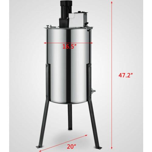 2 Frame Stainless Steel Electric Honey Extractor