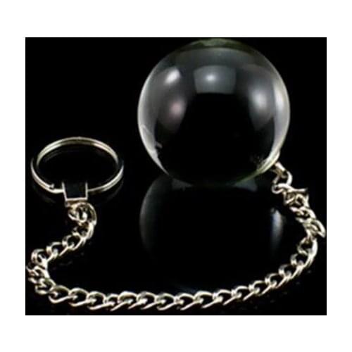 3cm Glass Anal Vaginal Ball Smart Geisha Ball Anal Plug Butt Sex Toy Tight Exercise Vagina Kegel Ball for Women Crystal Massager