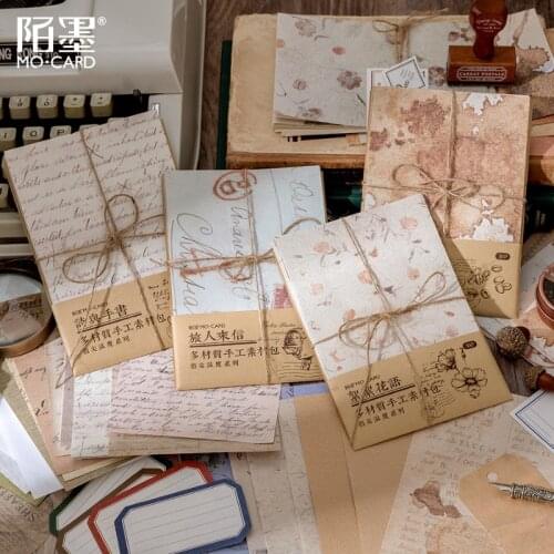 30pcs/lot Memo Pads Sticky Notes Old Coffee Junk Journal Scrapbooking Stickers Office School stationery