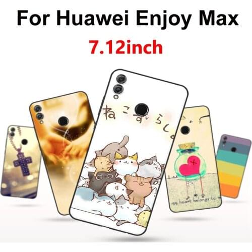 7.12" Fundas For Huawei Enjoy Max ARS-AL00 Case cute cartoon soft phone Cases For Huawei Enjoy Max Cover Protection Shell coque