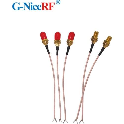 Free shipping 10pcs/pack SMA head extension cable /antenna tieline with female SMA head