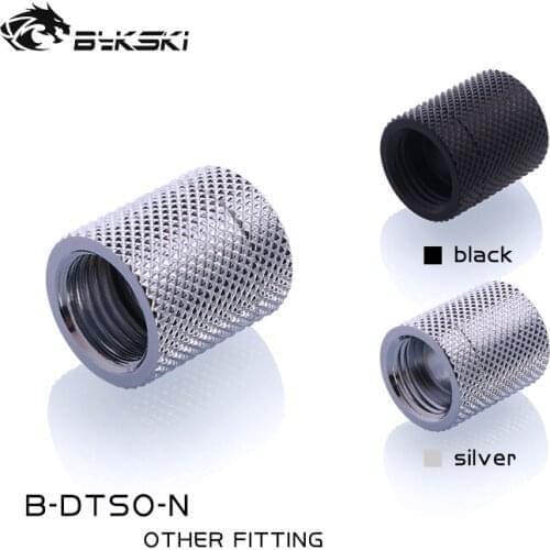 Bykski B-DTSO-N Male To Female Extender Fittings Boutique Diamond Pattern Multiple Color G1/4 Male To Female Fittings
