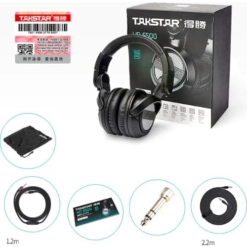 TAKSTAR HD6500 dynamic stereo monitor Headphone professional for studio monitoring closed type with Apple MFi certification