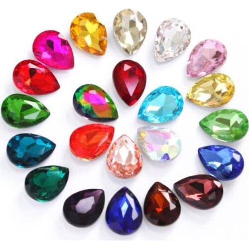 Crystal stones glass rhinestones Jewelry wedding dress crafts handbag DIY accessories HH35