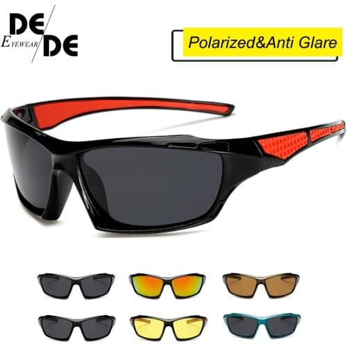Brand Classic Mens Polarized Sunglasses Men Driving Sun Glasses Vintage Plastic Frame Goggle Male Eyewear UV400 Gafas Oculos