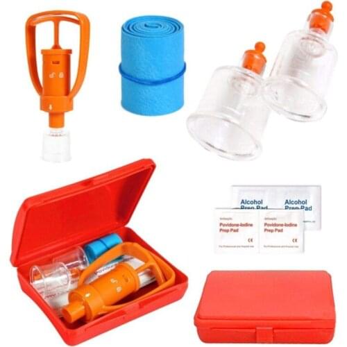 Outdoor Camping Survivor Snake Bees Bite Venom Extractor Kit Safe First Aid Kit