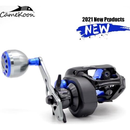 CAMEKOON GHS105Series Saltwater & Freshwater Baitcasting Reel 7.3:1 Baitcaster Magnetic Brake Fishing Reel